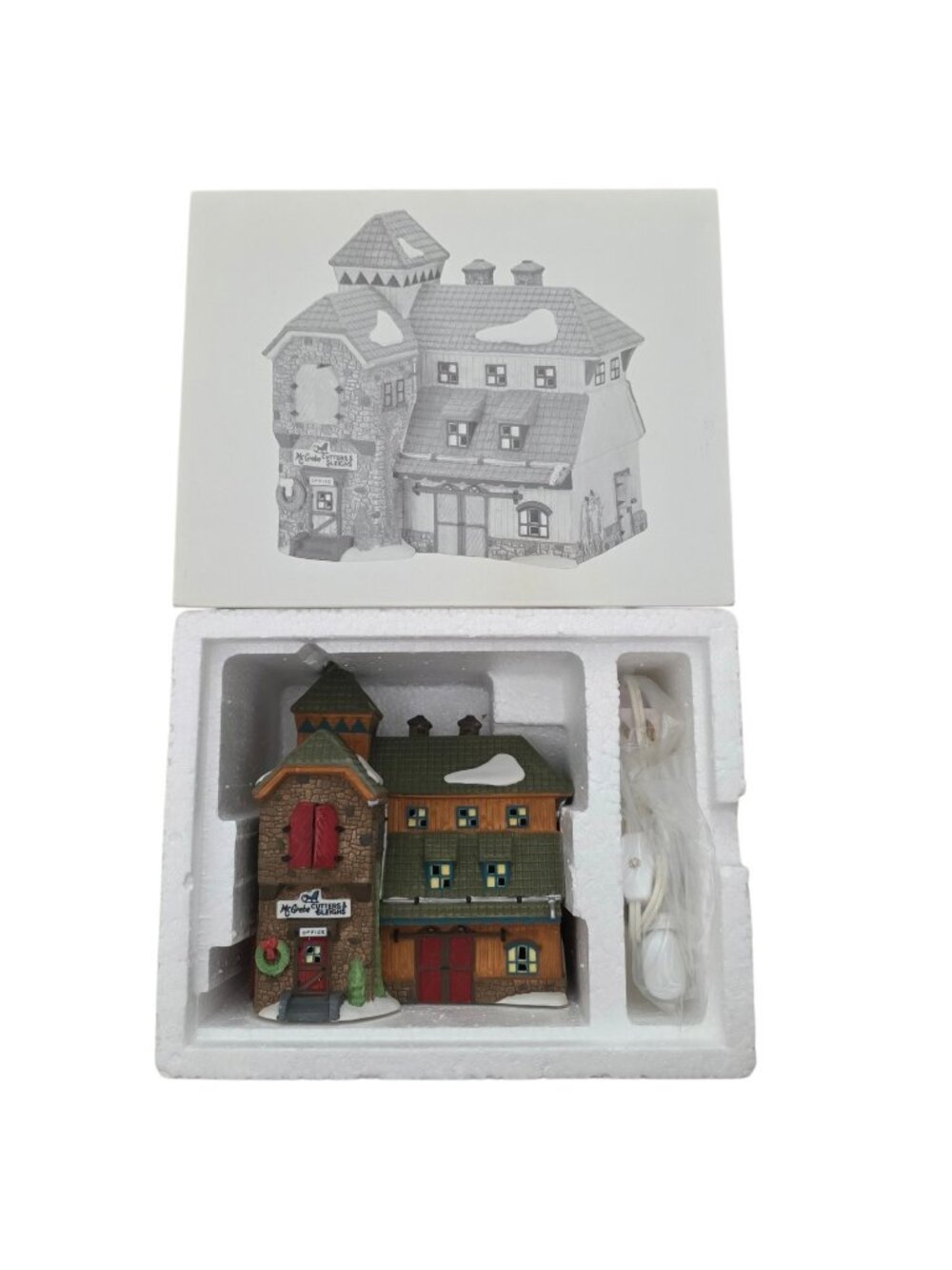Dept 56 Heritage Village Collection Mc Grebe Cutters & Sleighs New England